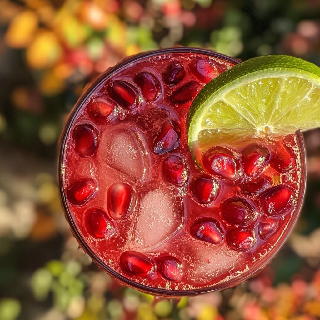 Pomegranate Vodka Gimlet Recipe