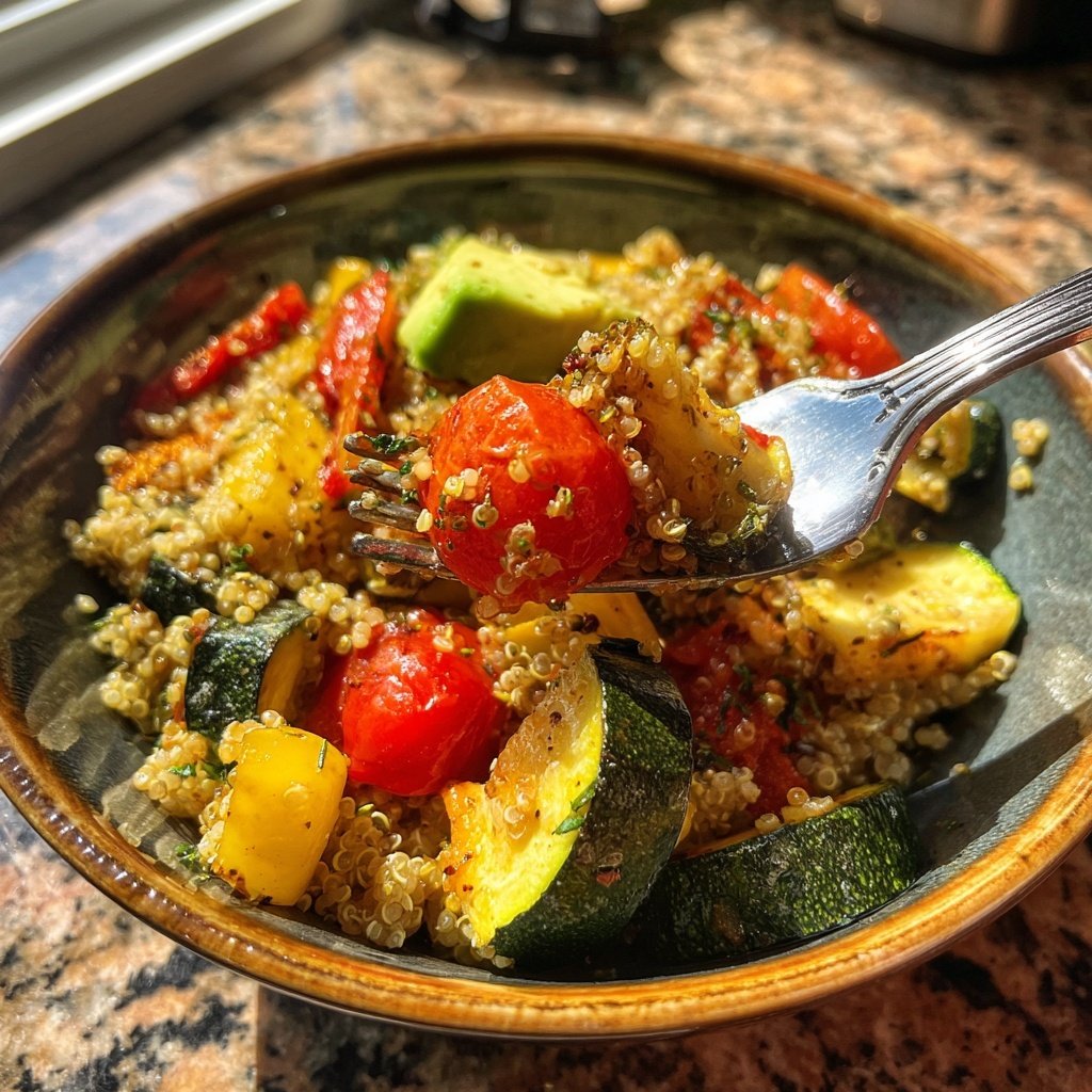 Savory Quinoa and Veggie Bowl