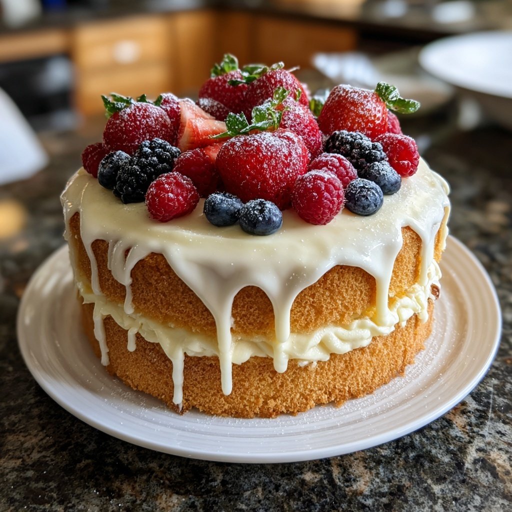 French Vanilla Cake