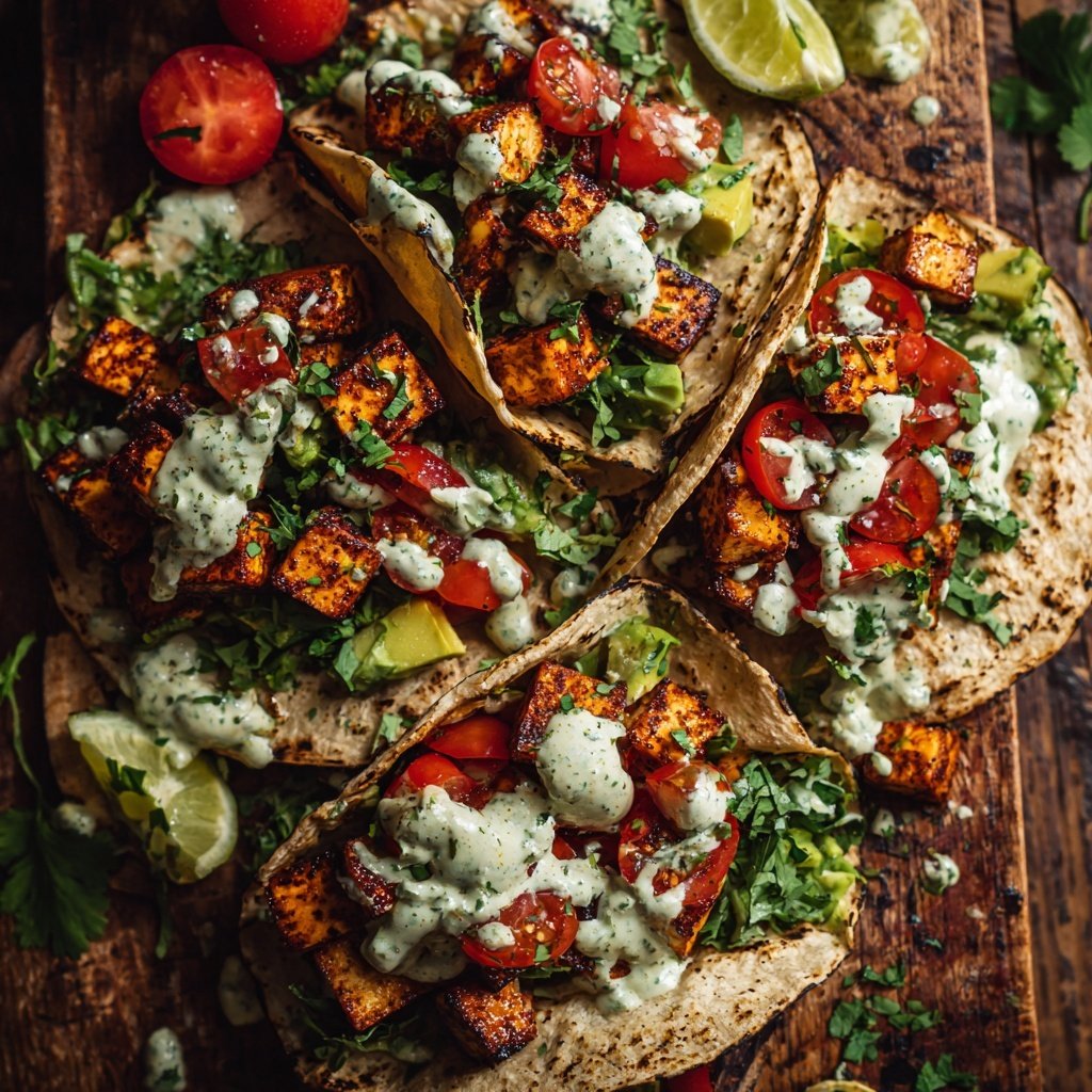 Spicy Grilled Tofu Tacos