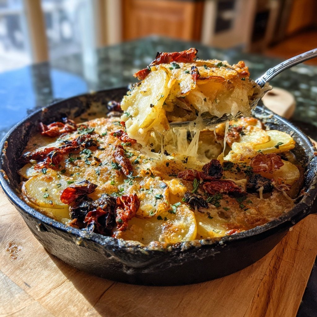 Savory Mediterranean Potato Bake