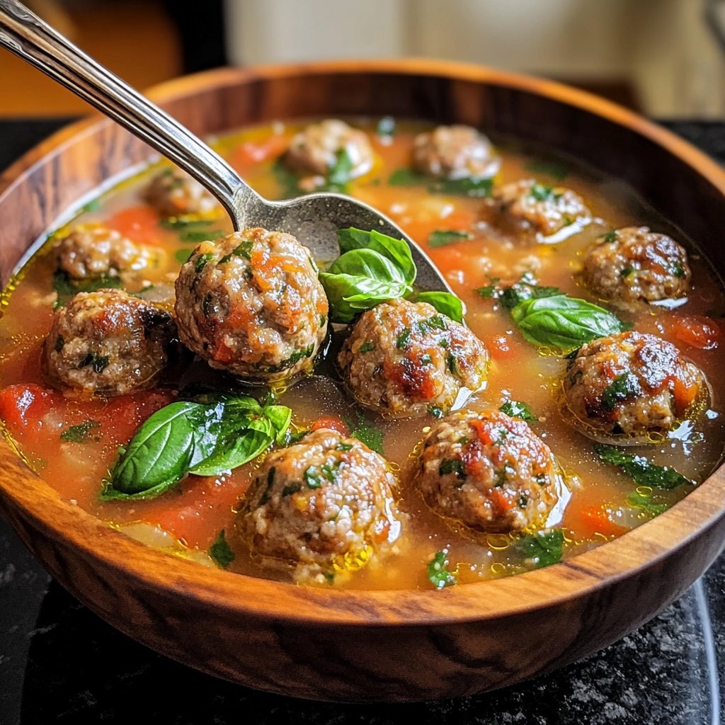 Italian Meatball Soup