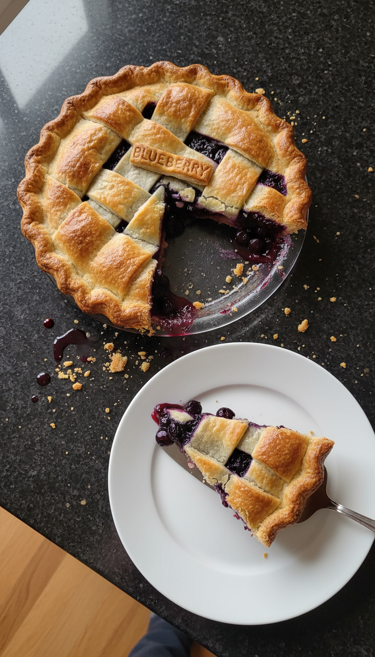 Blueberry Comfort Pie