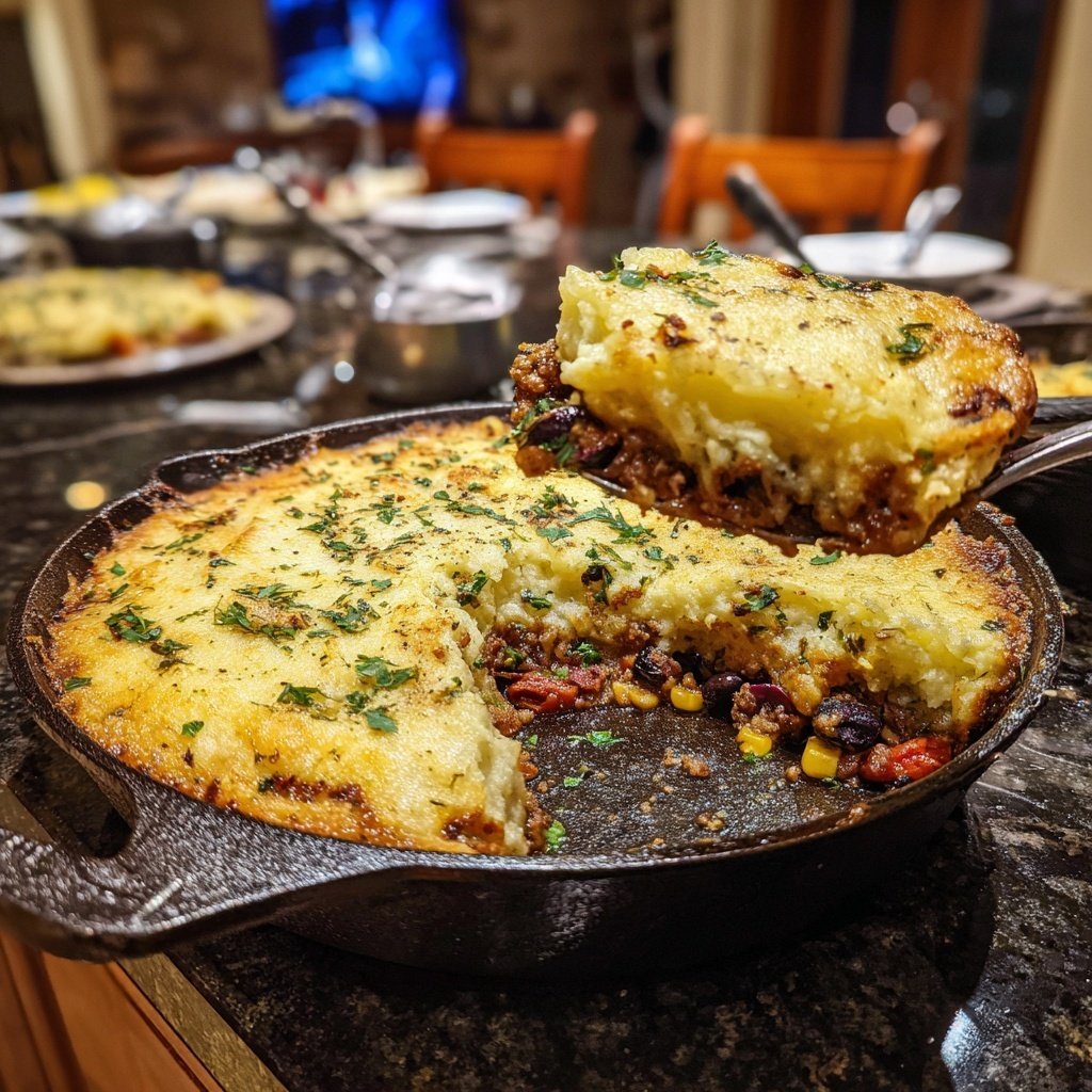 Mediterranean Shepherd's Pie Skillet