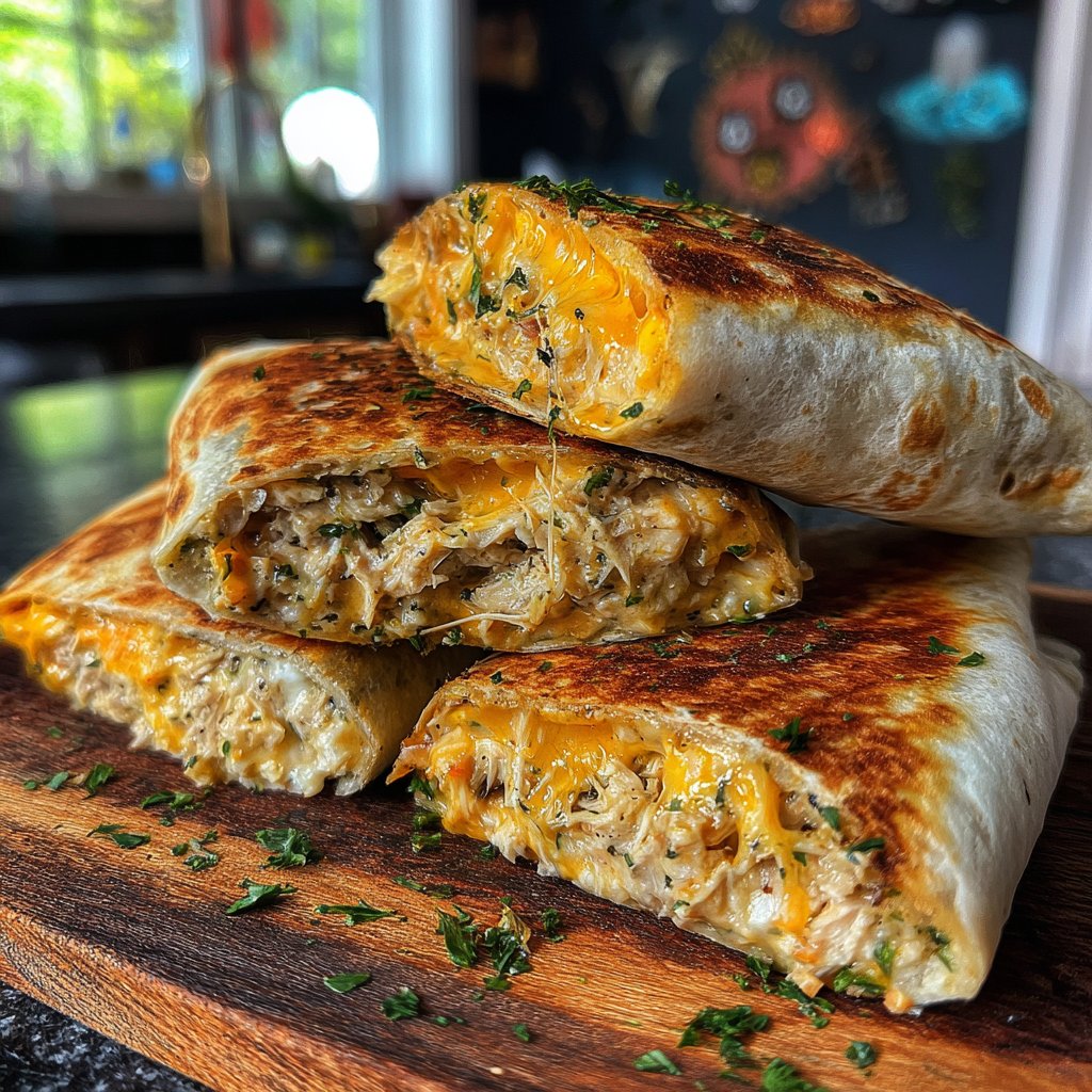 Cheesy Tuna Melt Wrap