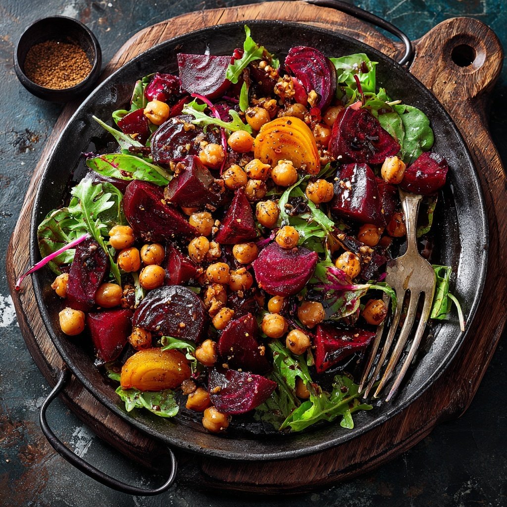 Roasted Beet High-Protein Salad
