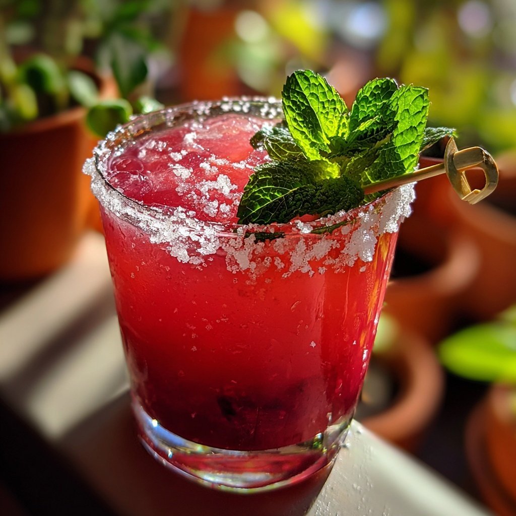 Valentine's Day Cocktail Cranberry Sweet