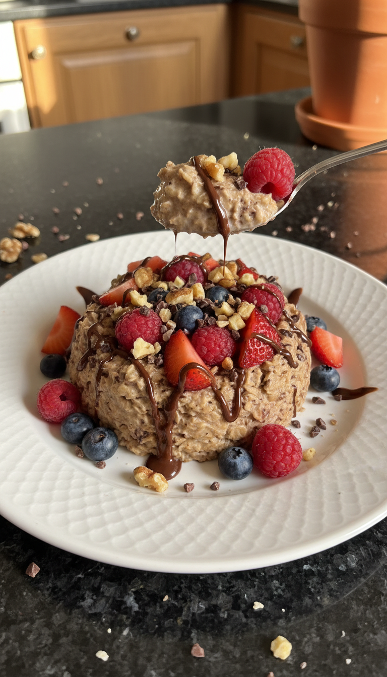 Choco-Berry Overnight Oats