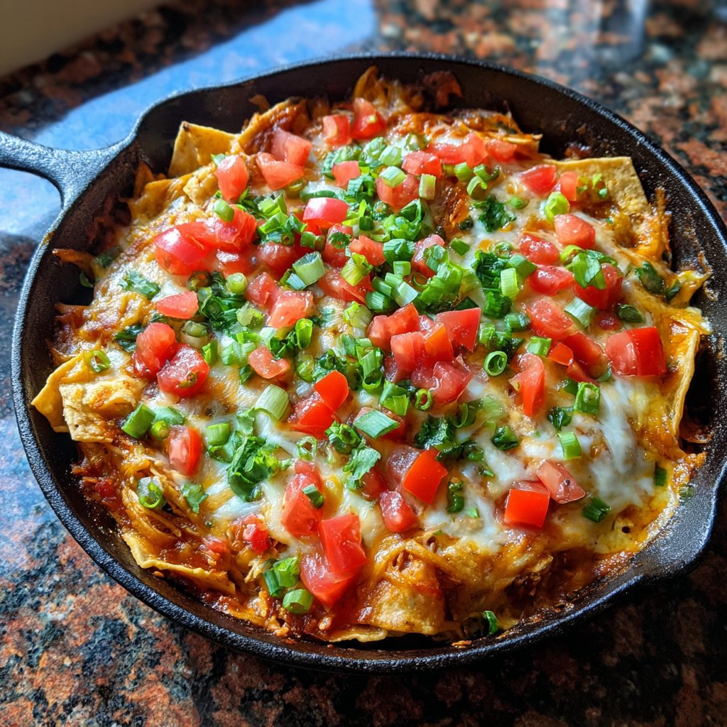 Easy Chicken Enchilada Skillet