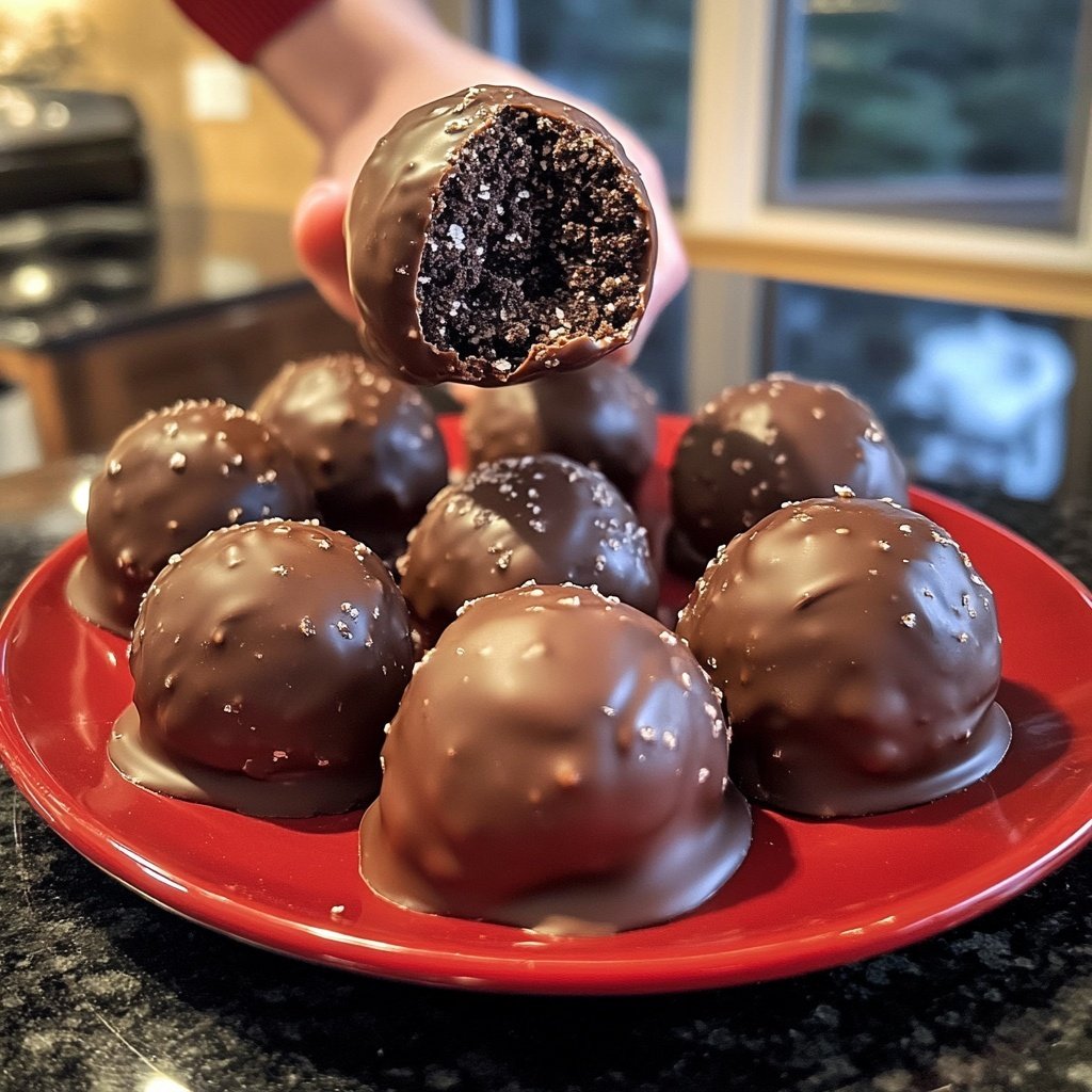 Christmas Unsweetened Oreo Balls