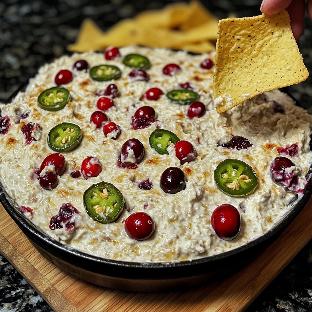 Quick Cranberry Jalapeno Dip
