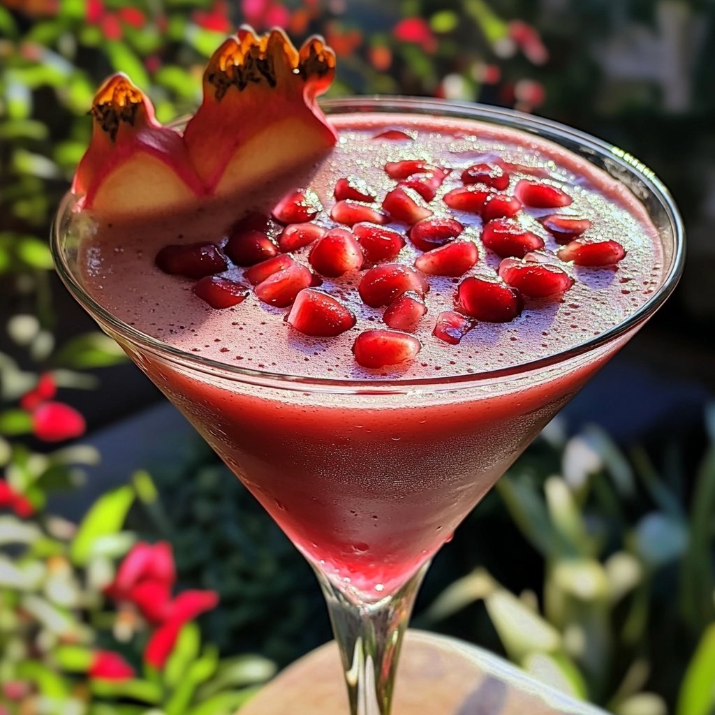 Pomegranate Spice Martini