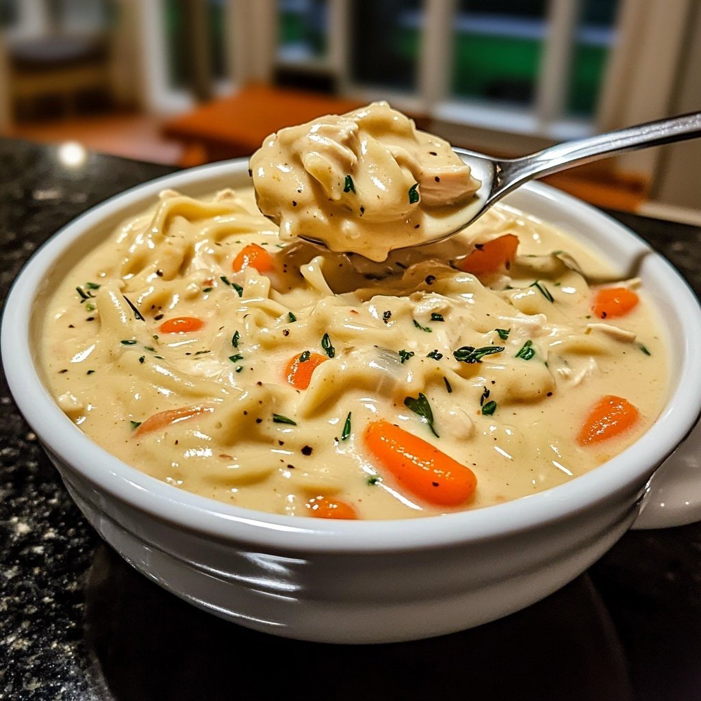 Creamy Chicken Noodle Soup