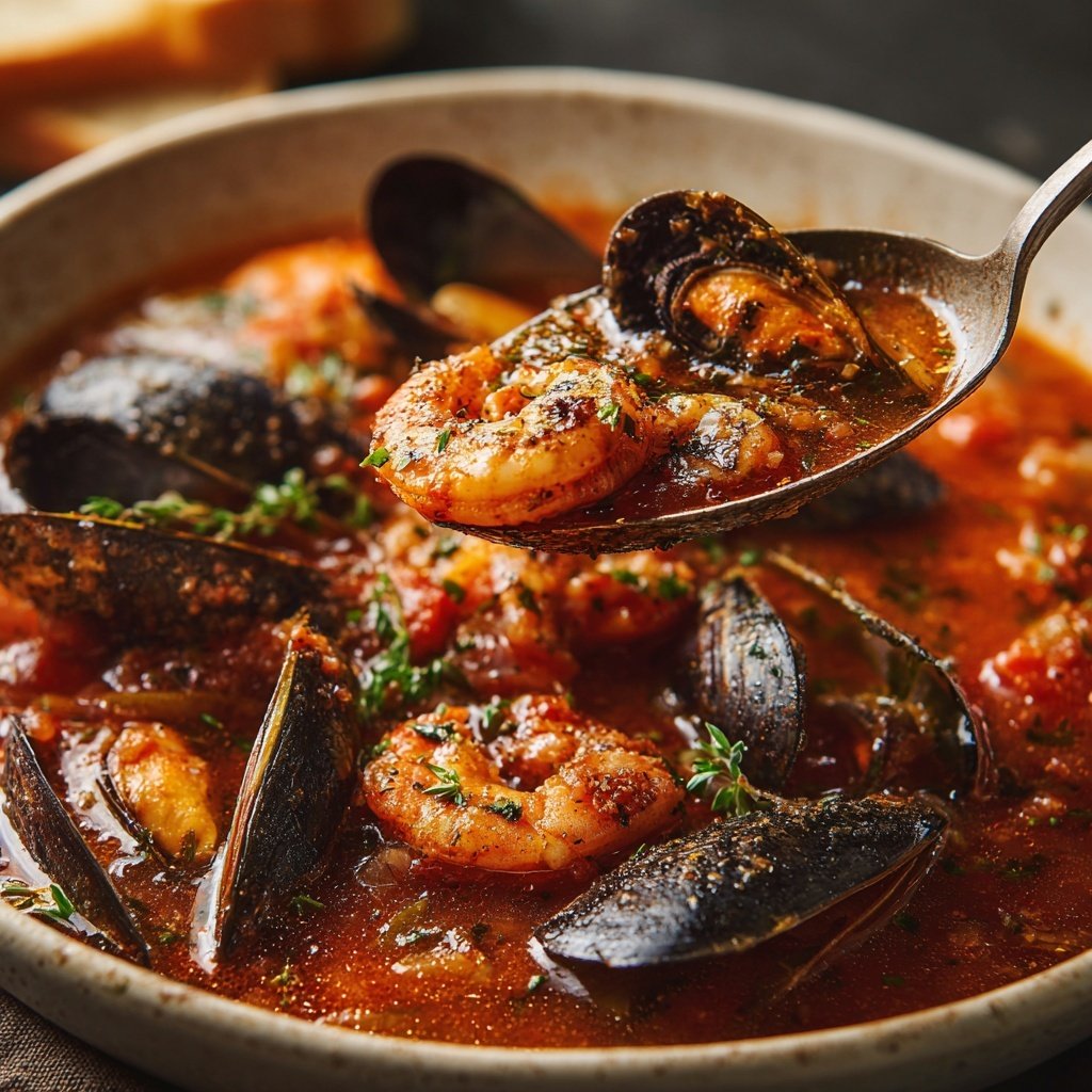 Rich and Hearty Italian Seafood Stew