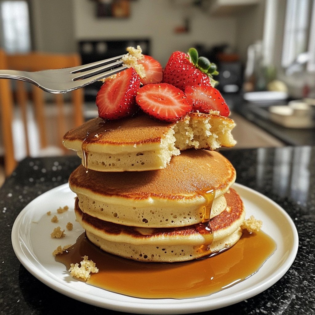 Fluffy Japanese Soufflé Pancakes