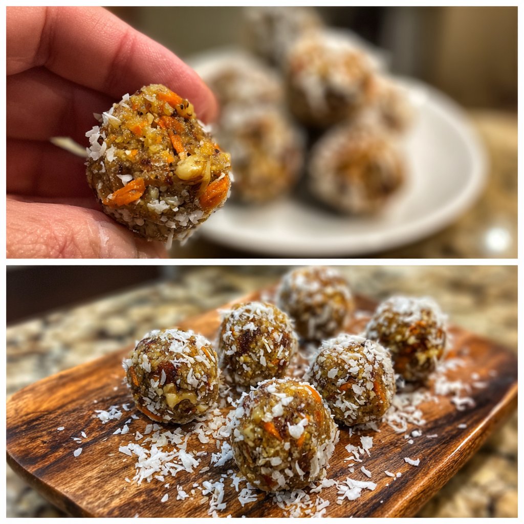 Carrot Cake Energy Bites