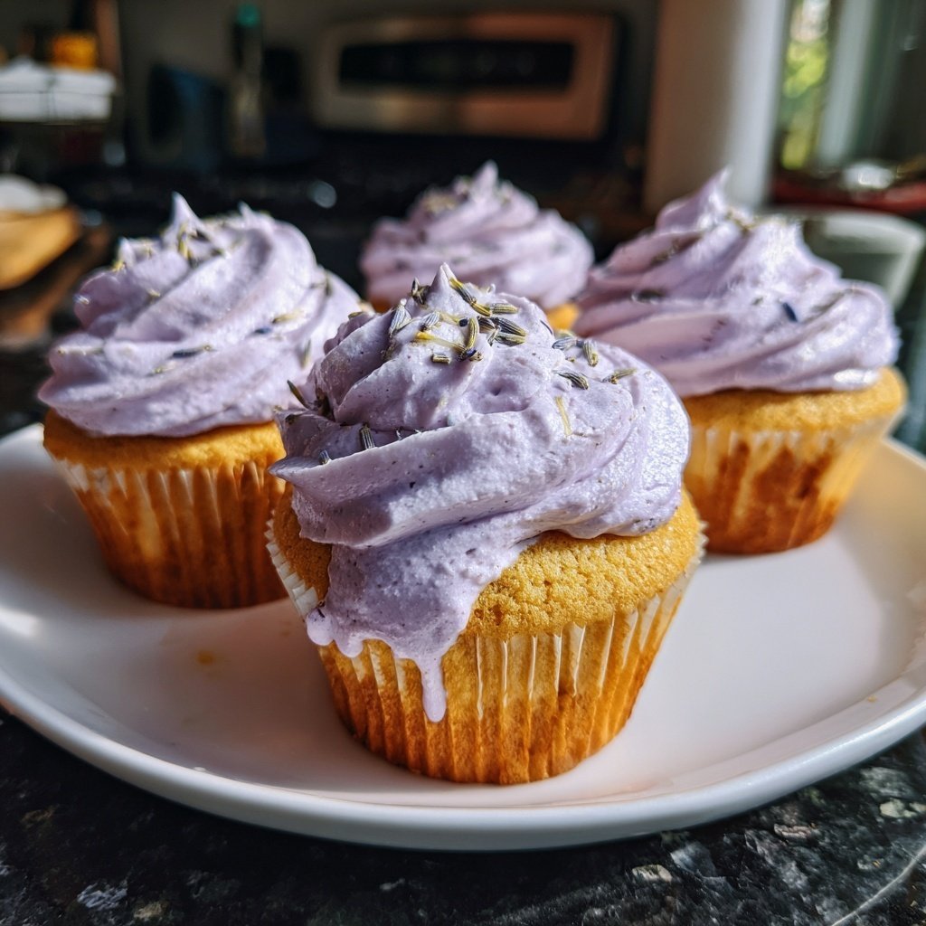Lavender Honey Cupcakes