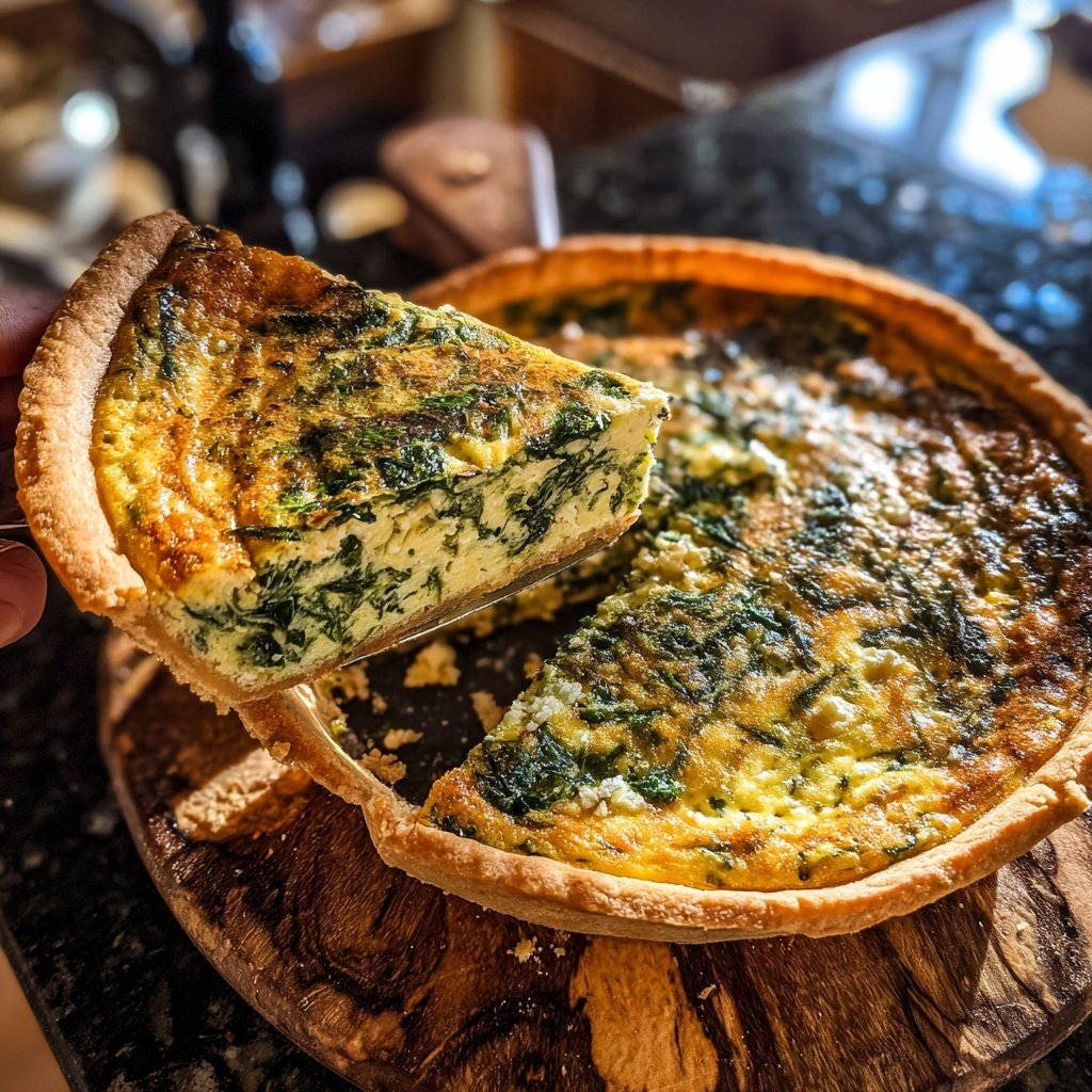 High Protein Spinach Quiche