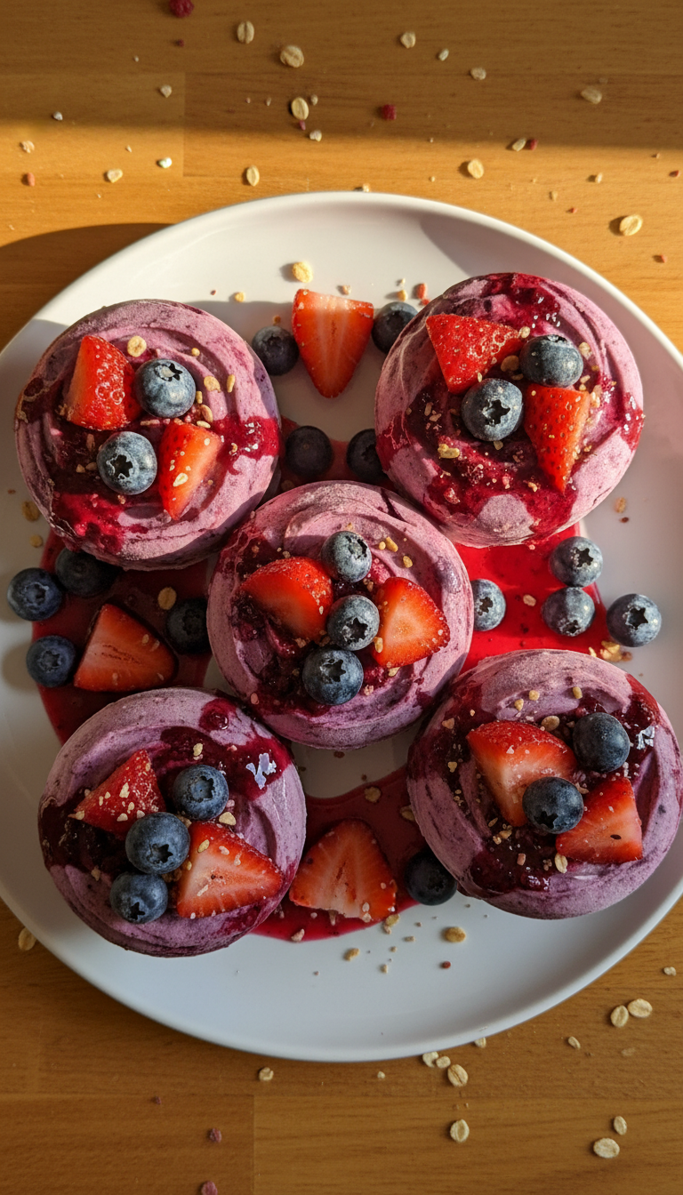 Berry Blast Frozen Yogurt Cups