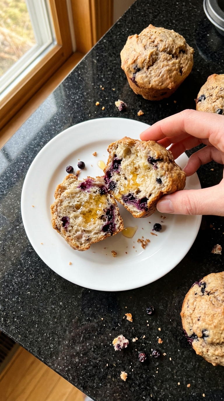 Elderberry Muffins with Honey