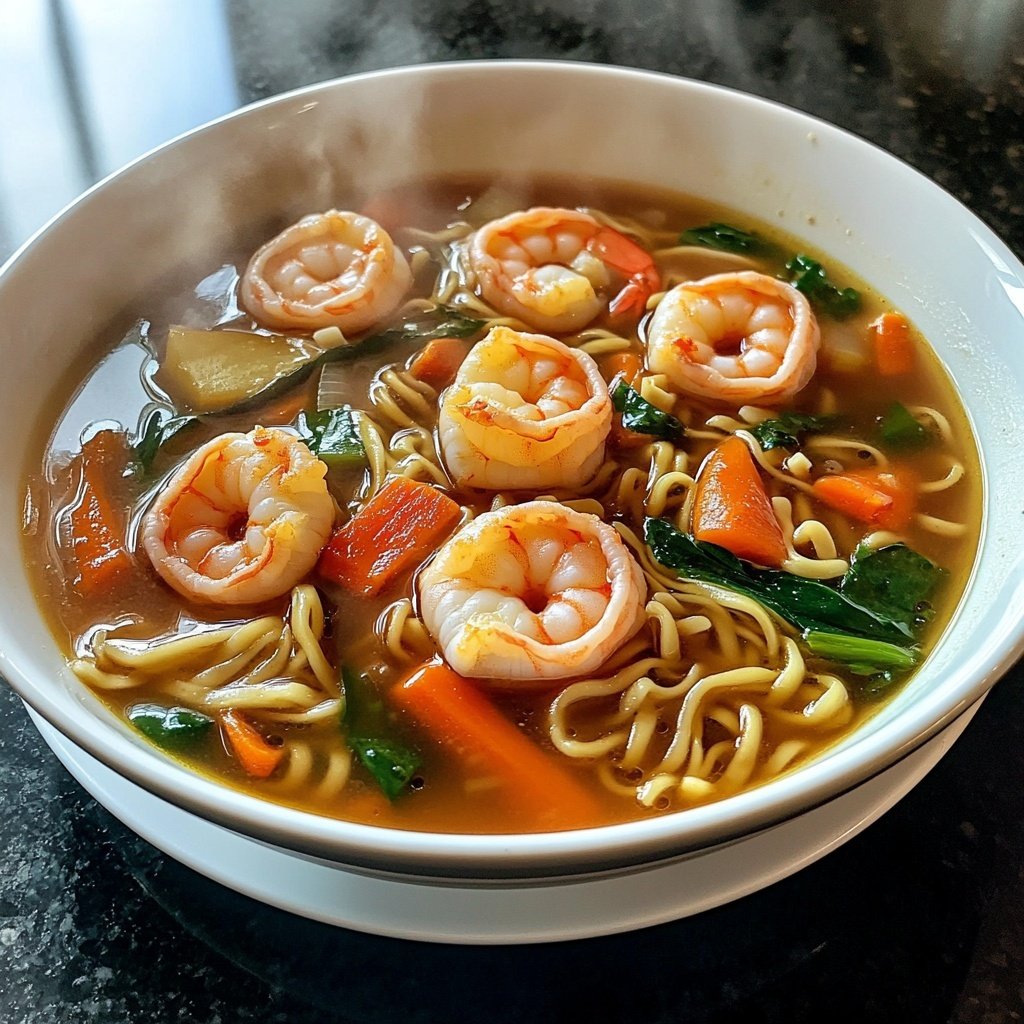 Chinese Shrimp Noodle Soup
