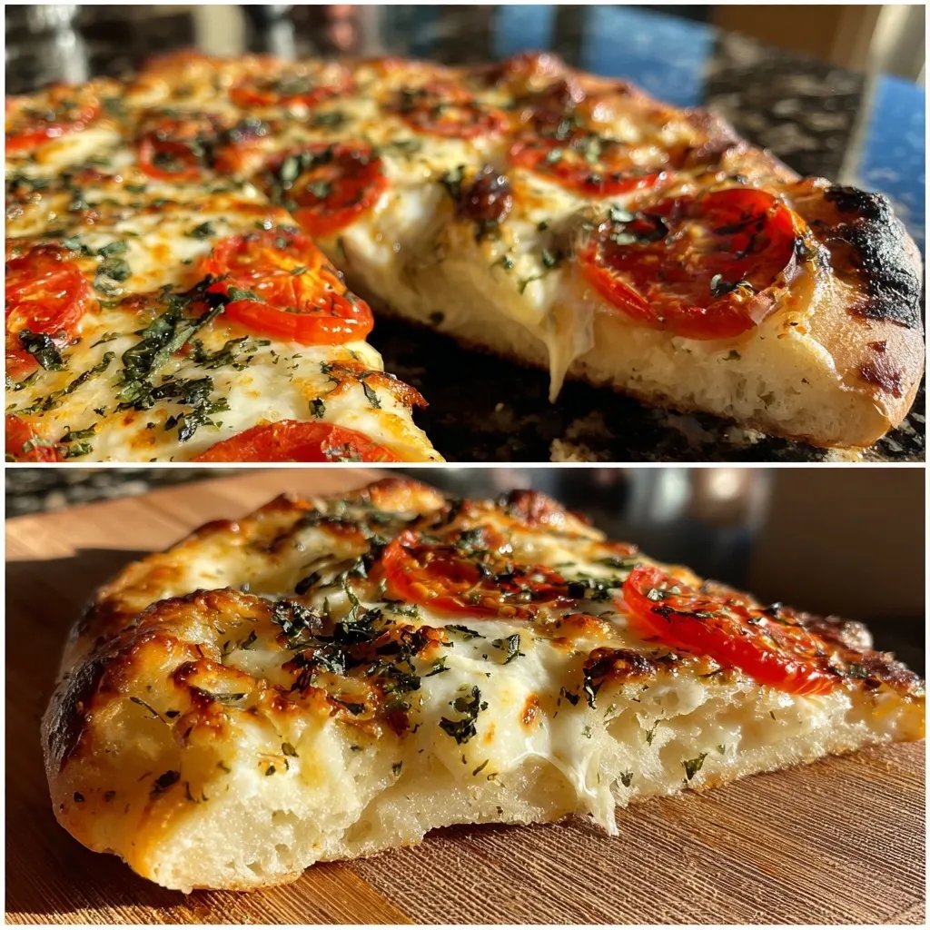Tomato Mozzarella Flatbread