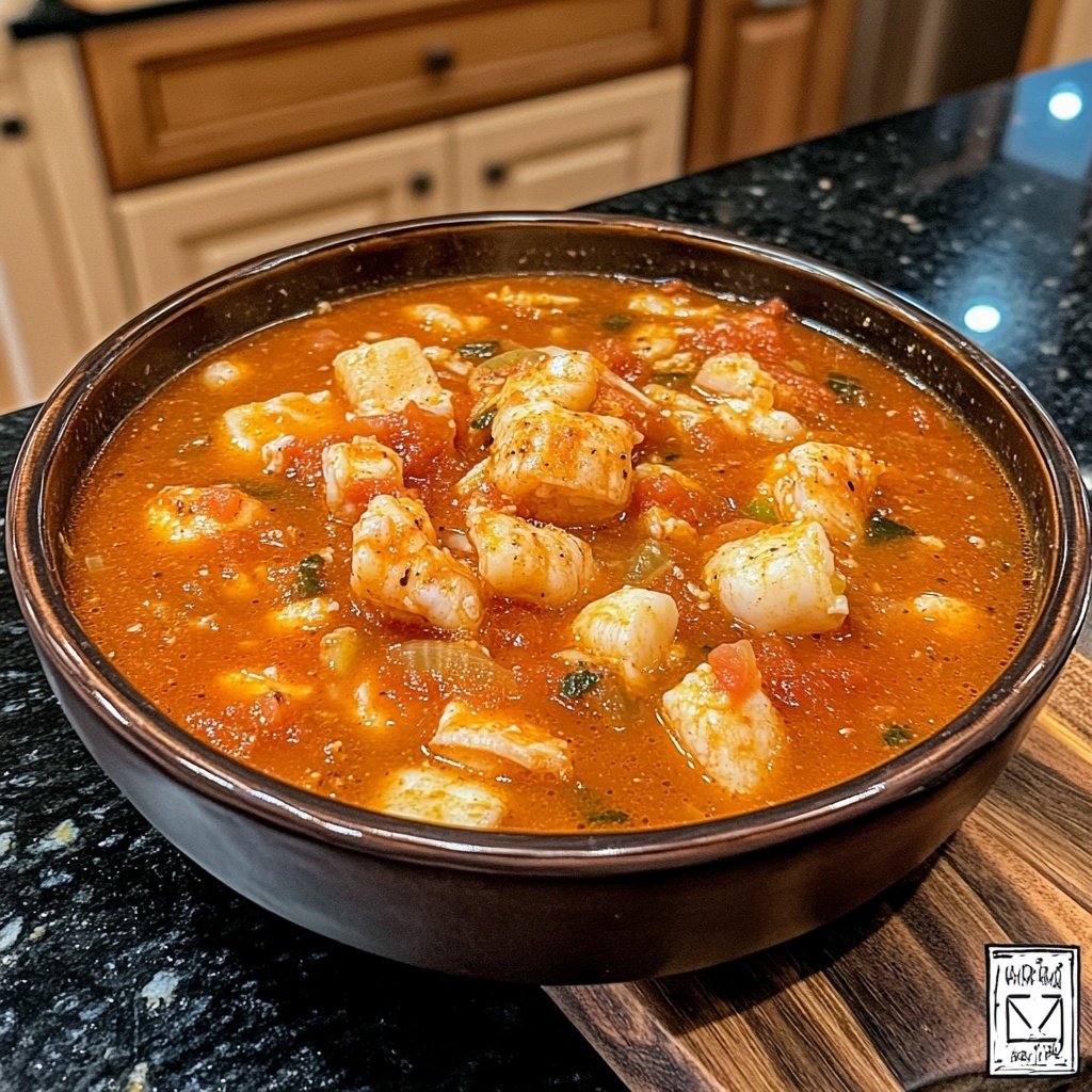 Cioppino Seafood Stew with Tomato Broth