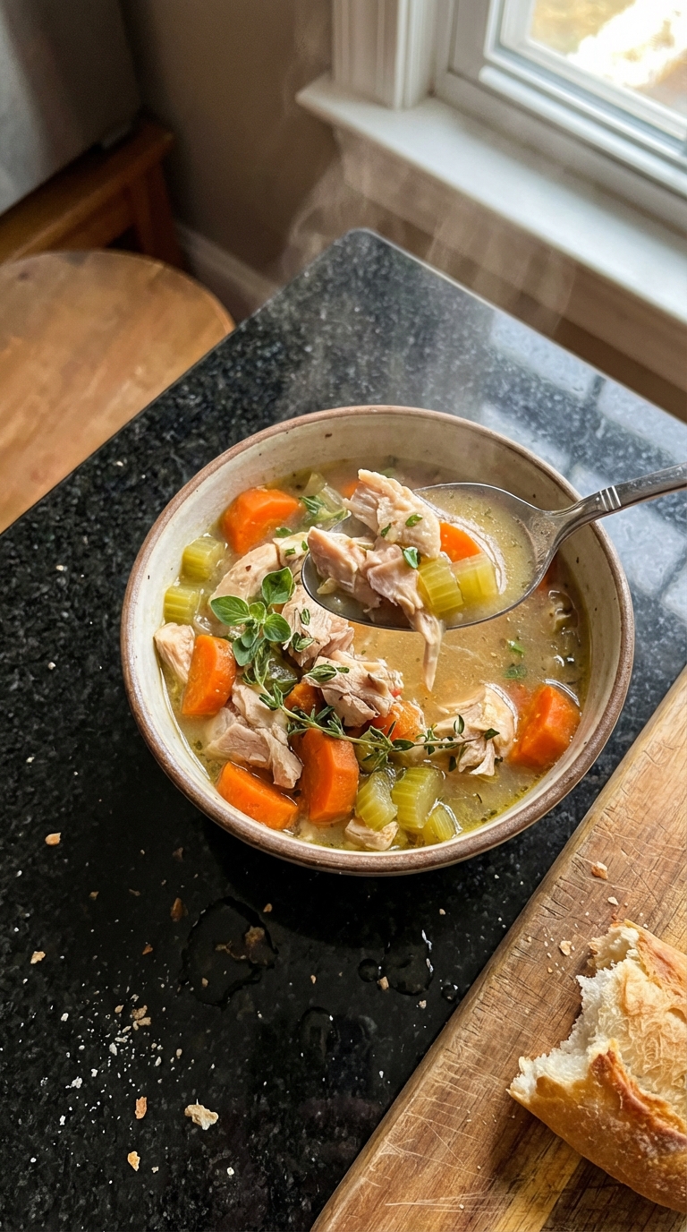 Mediterranean Chicken Soup Fiesta