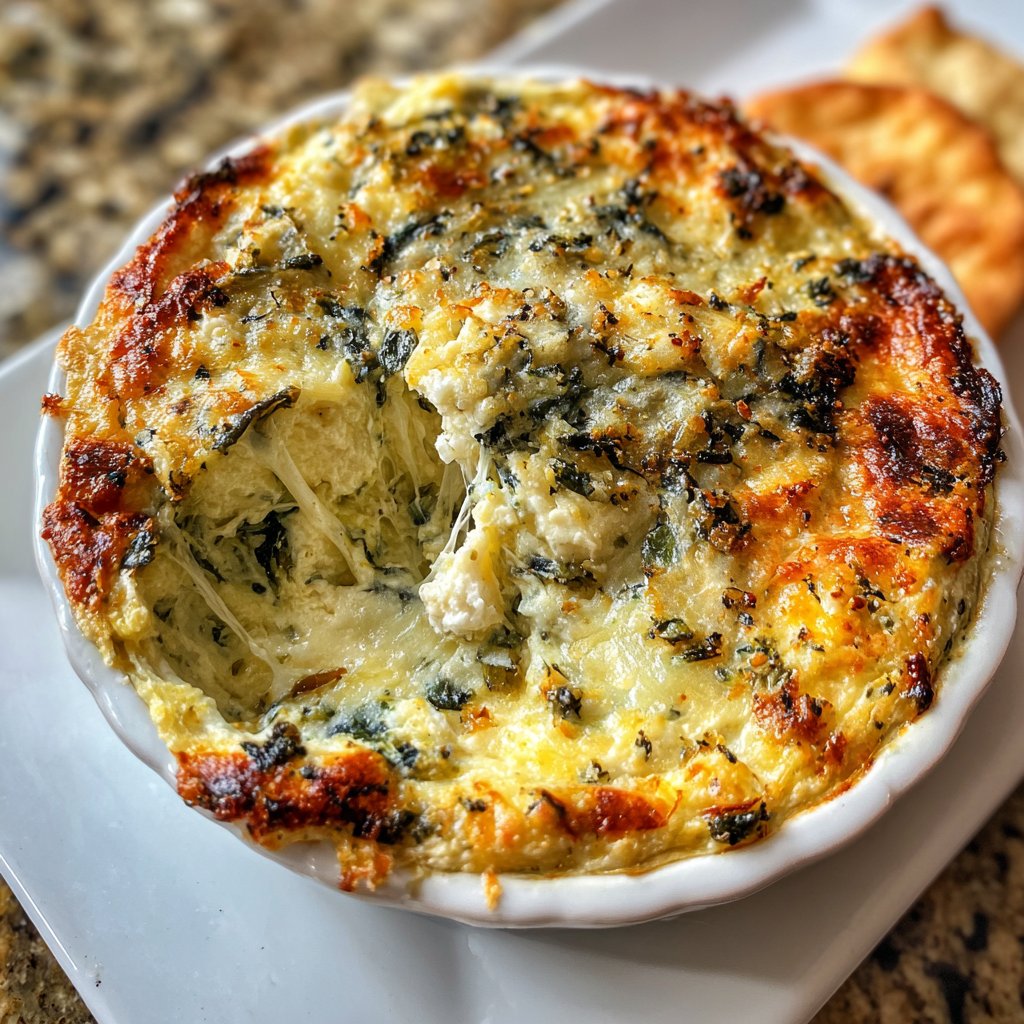Spinach Artichoke Cottage Cheese Dip