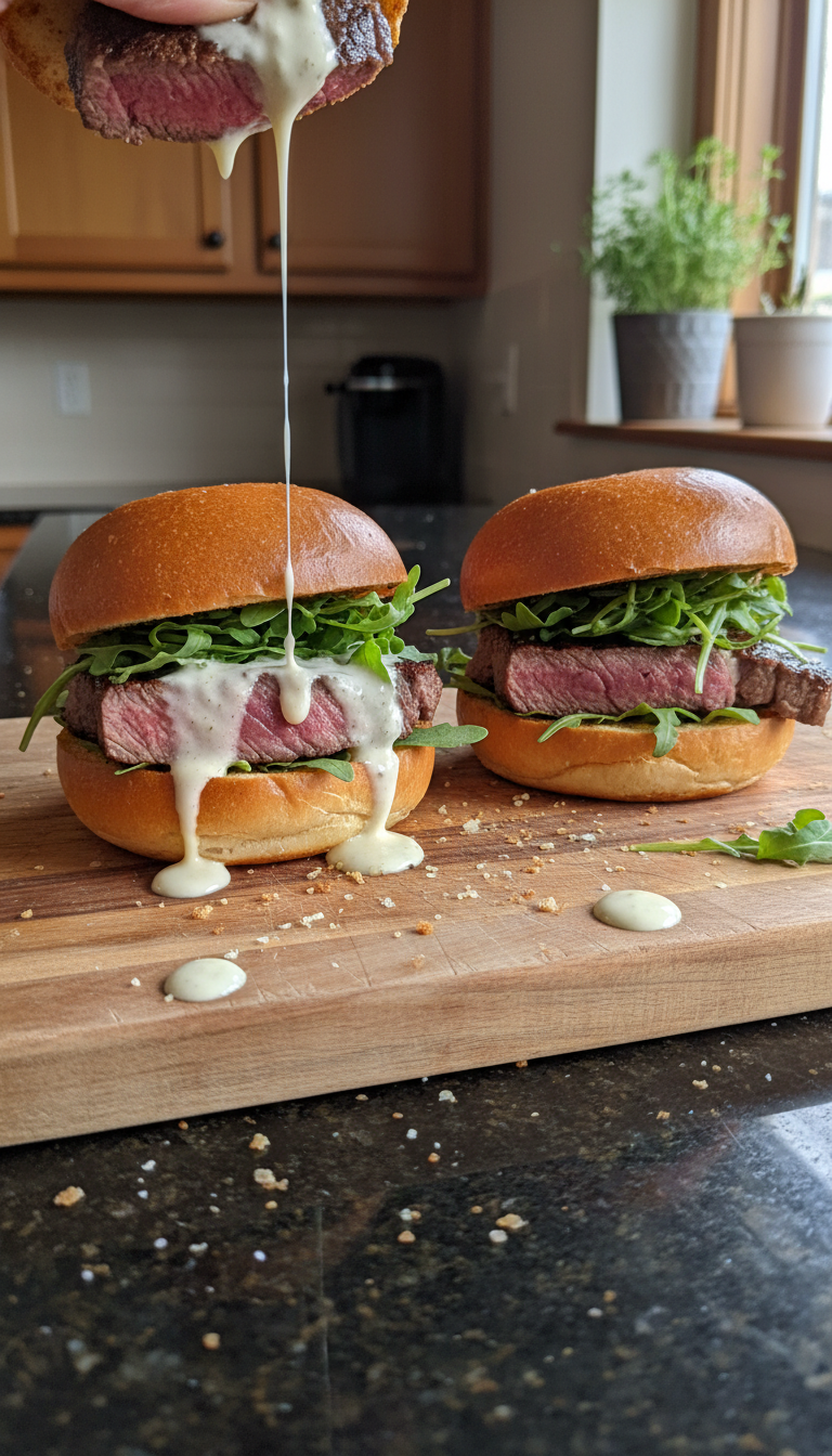 Filet Mignon Sliders with Aioli